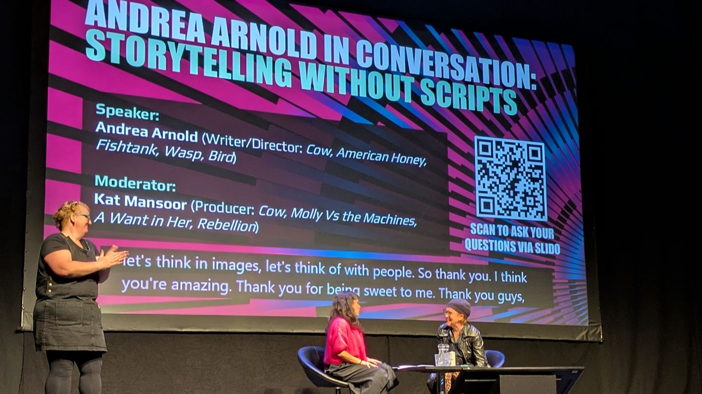 Andrea Arnold (right)